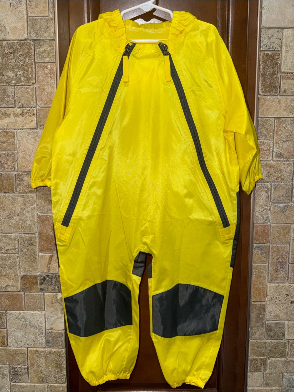 New KARBON Kids Yellow Rain Coverall One-Piece Size 2T